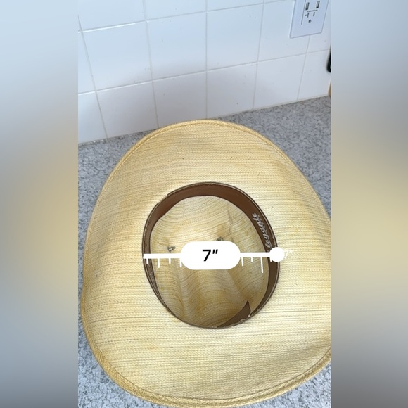 Tomy Sombreros Elegante | Vintage Western Cowboy Hat w/Blue Feather Band, OS